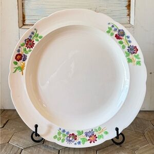 Antique Copeland Spode “Golden State” 13” Platter/Cake Plate, Hand Painted